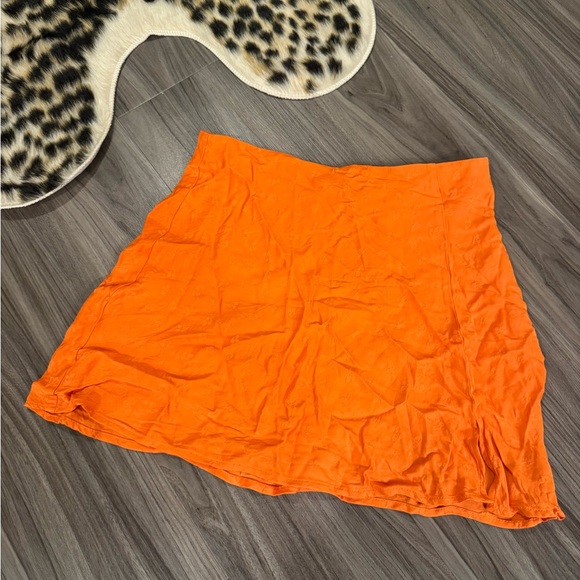 Zara Dresses & Skirts - Zara orange skirt